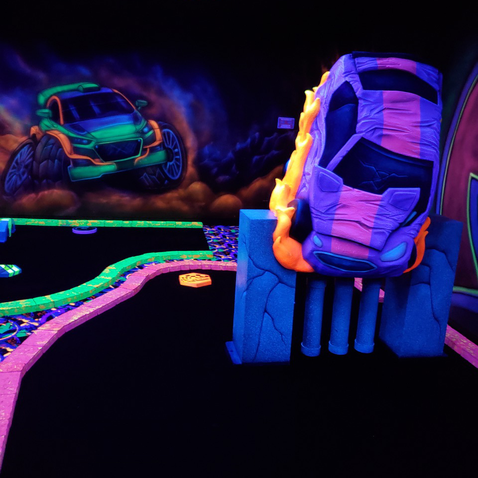 Bar Laitier Mini Golf Fluo S'amuse