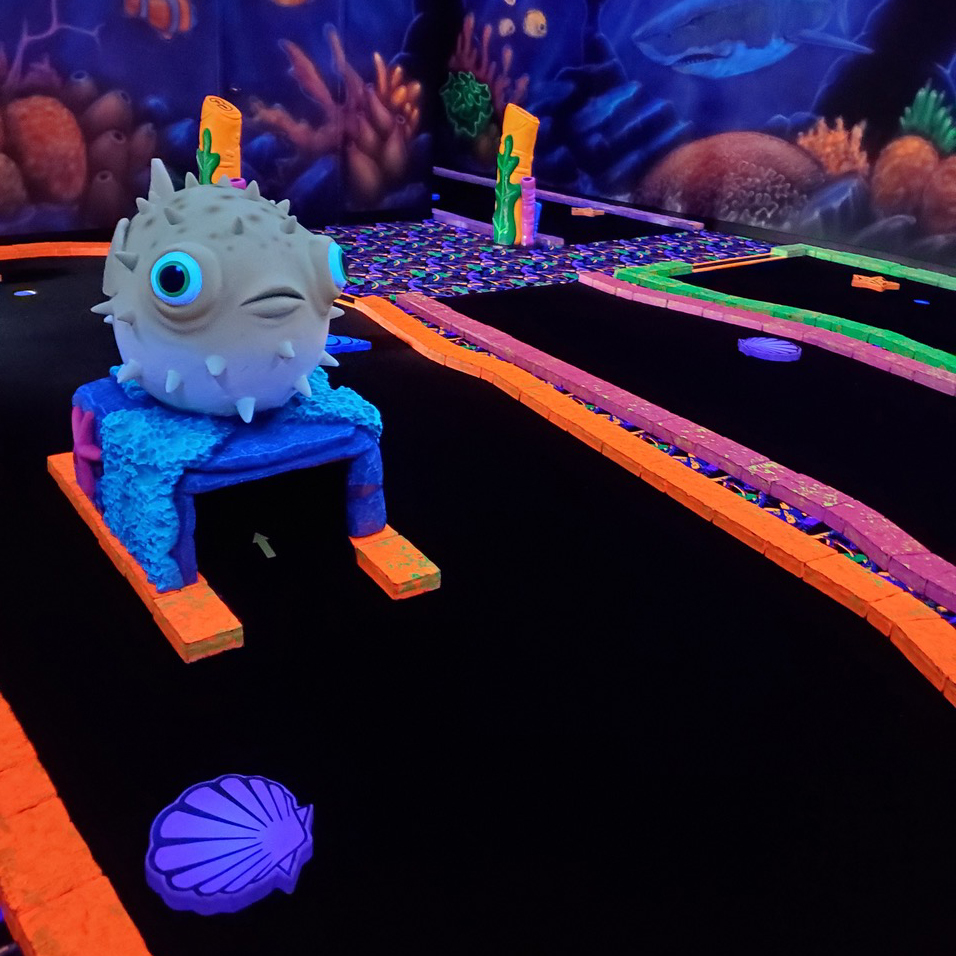Bar Laitier Mini Golf Fluo S'amuse